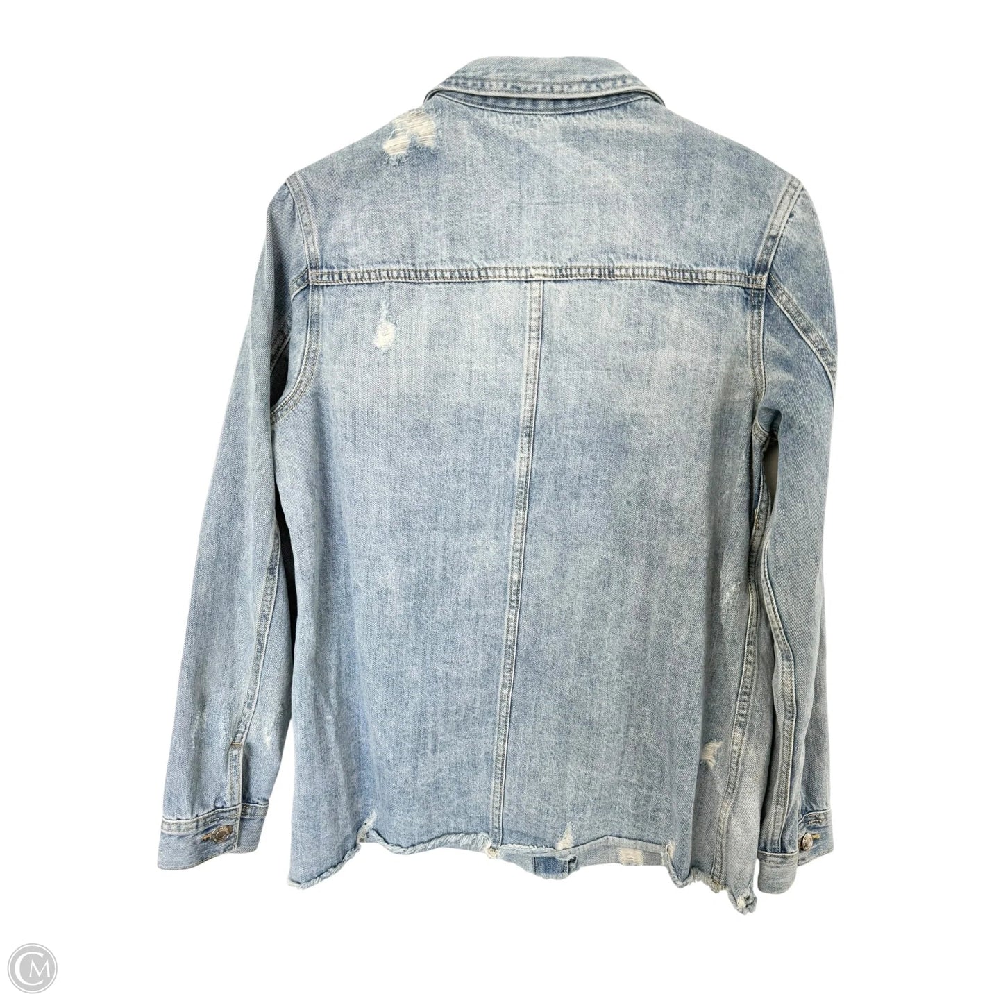 Jacket Denim By Thread And Supply In Blue Denim, Size: S