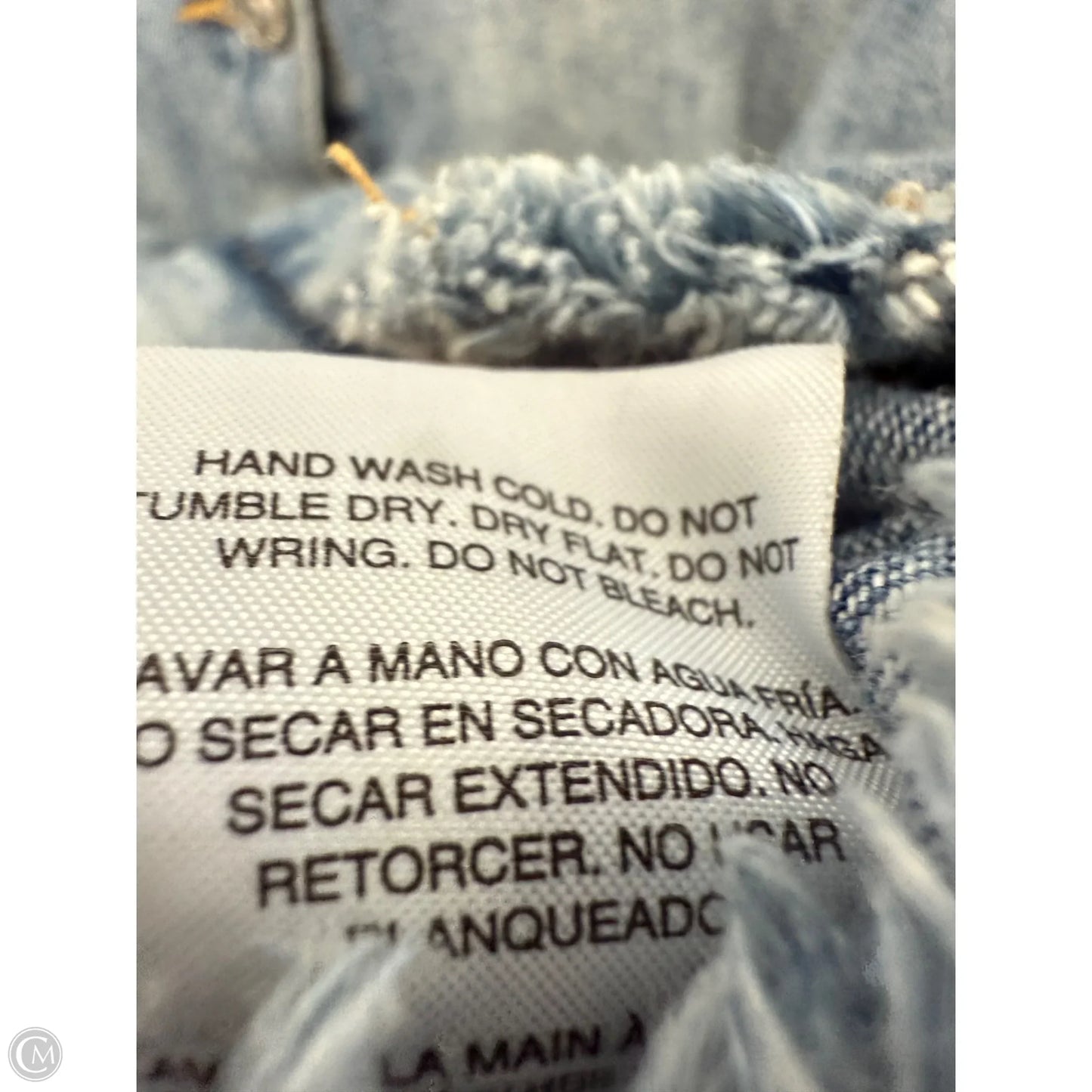 Jacket Denim By Thread And Supply In Blue Denim, Size: S
