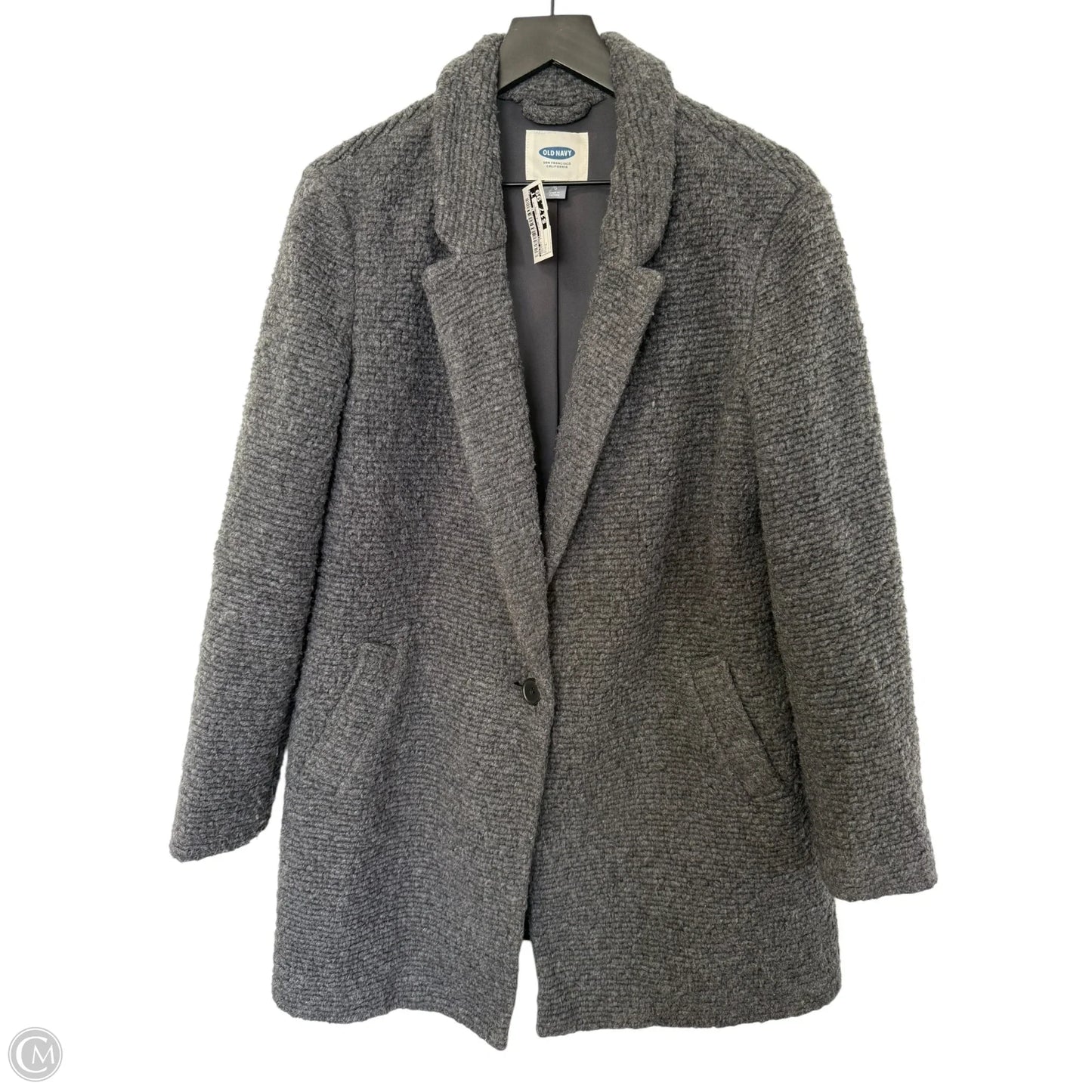 Jacket Faux Fur & Sherpa By Old Navy In Grey, Size: L