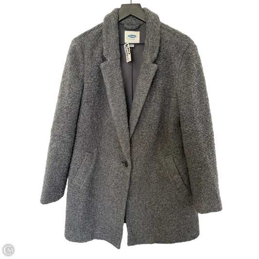 Jacket Faux Fur & Sherpa By Old Navy In Grey, Size: L