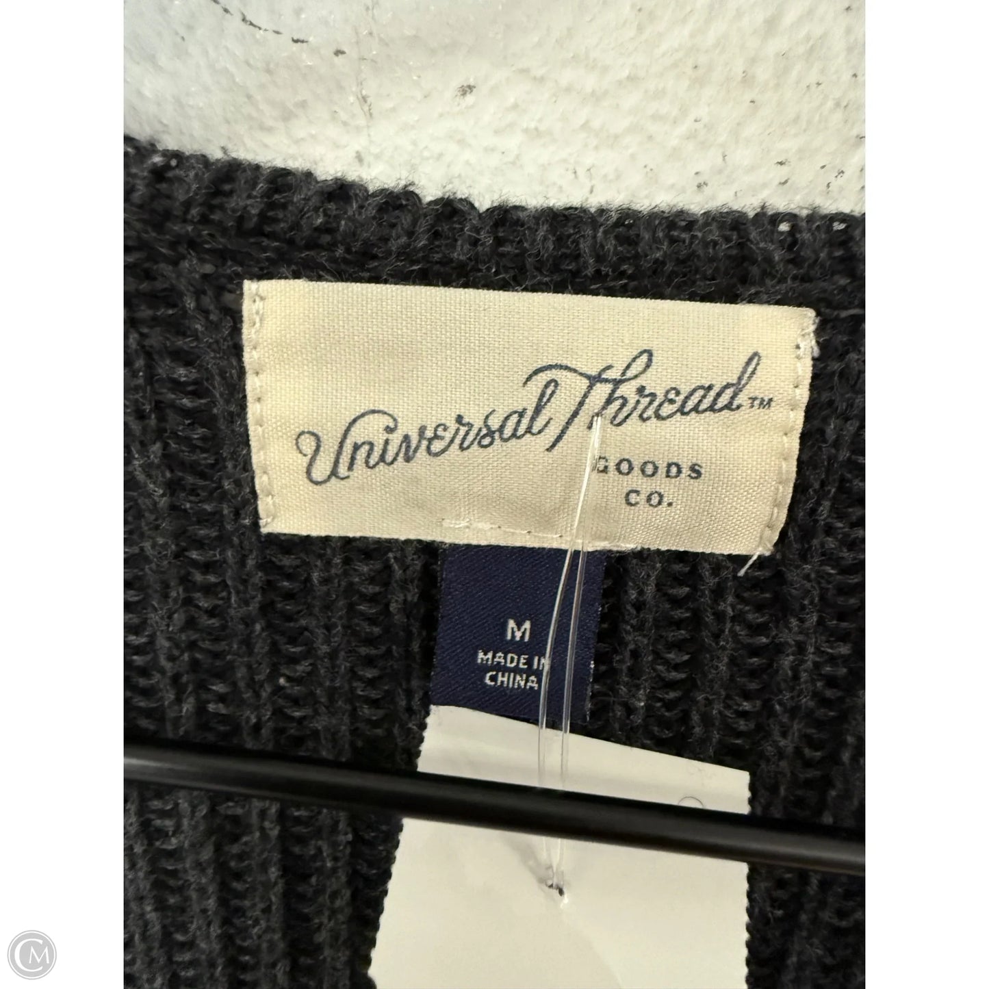 Sweater Cardigan By Universal Thread In Grey, Size: M