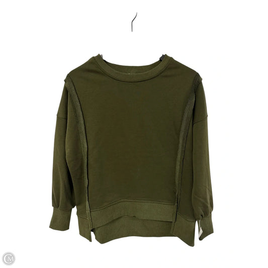 Sweatshirt Crewneck By Cme In Green, Size: S