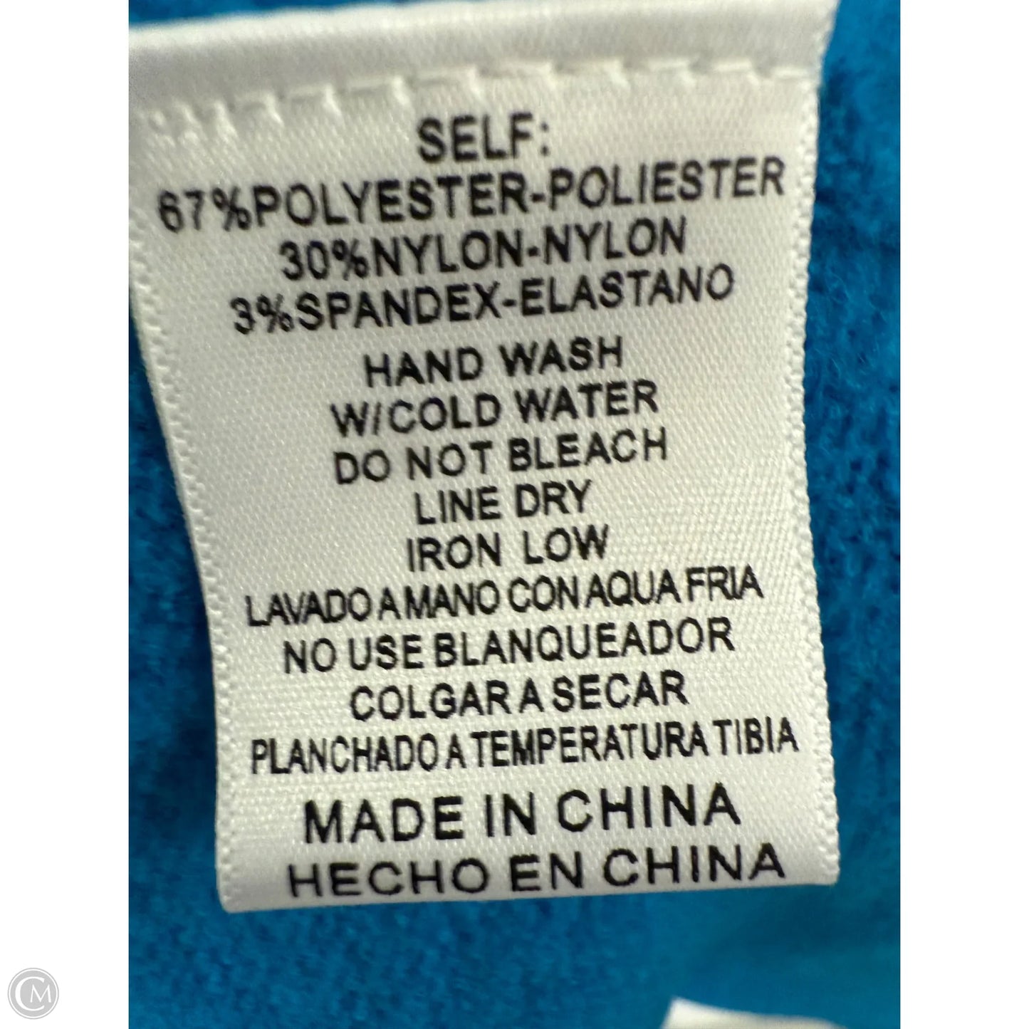 Sweater By Clothes Mentor In Blue, Size: L