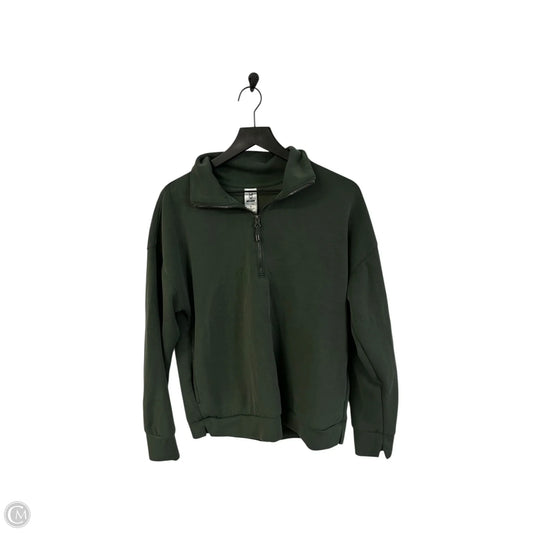 Sweatshirt Collar By Members Mark In Green, Size: M