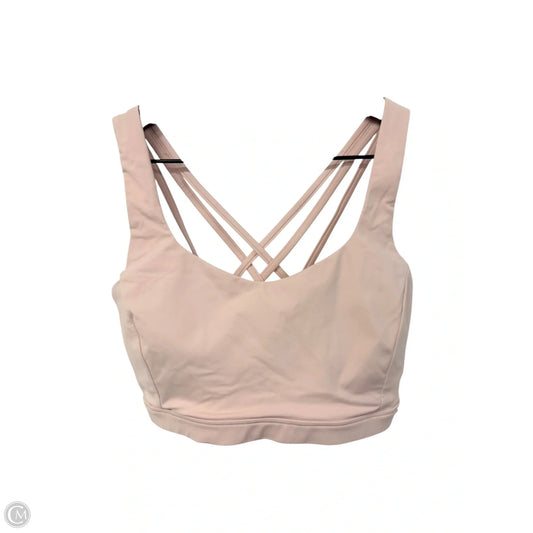Athletic Bra By Lululemon In Pink, Size: 10