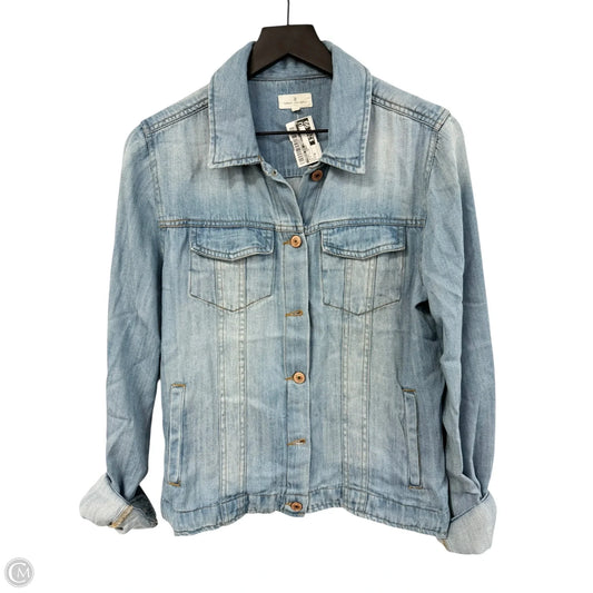Jacket Denim By Thread And Supply In Blue Denim, Size: M