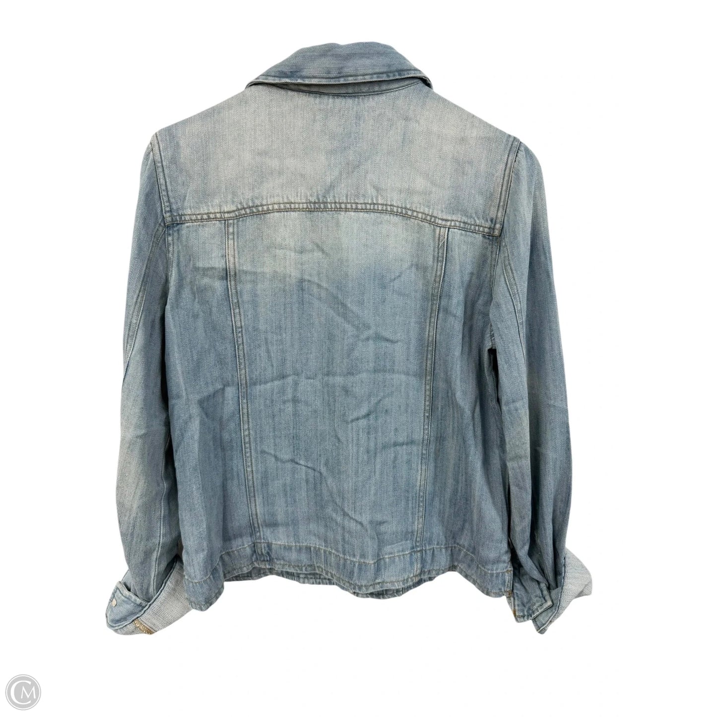 Jacket Denim By Thread And Supply In Blue Denim, Size: M