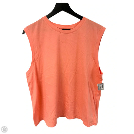 Athletic Tank Top By Xersion In Orange, Size: Xl