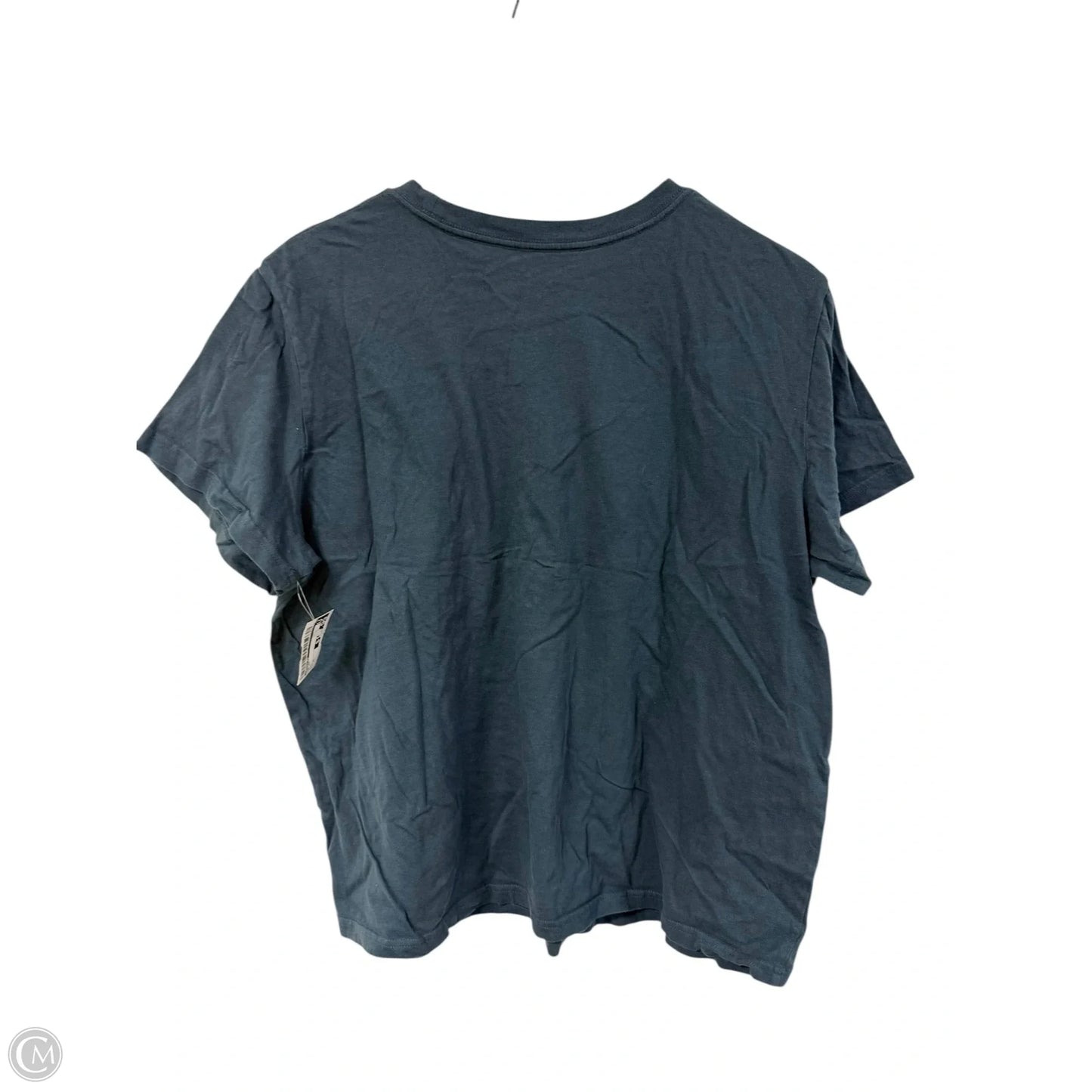 Top Short Sleeve By Wrangler In Blue, Size: Xl