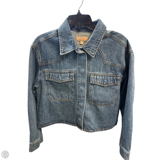 Jacket Denim By Kut In Blue Denim, Size: L