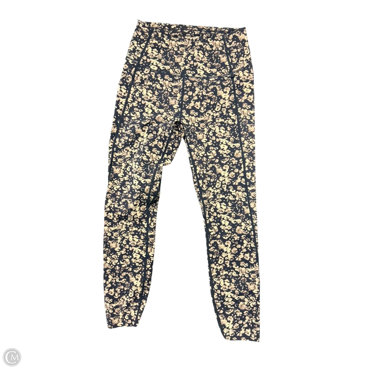 Athletic Leggings By Varley In Brown & Cream, Size: S