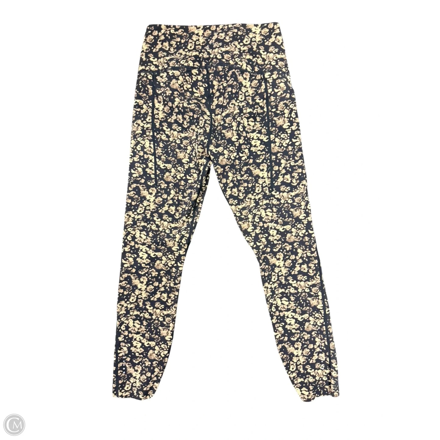 Athletic Leggings By Varley In Brown & Cream, Size: S