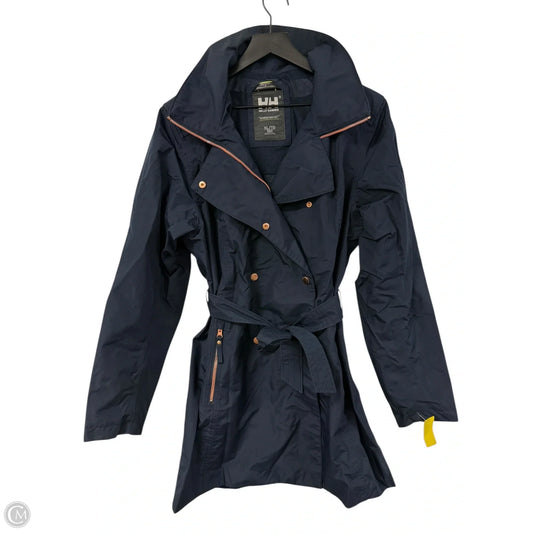 Coat Raincoat By Helly Hansen In Blue, Size: Xl
