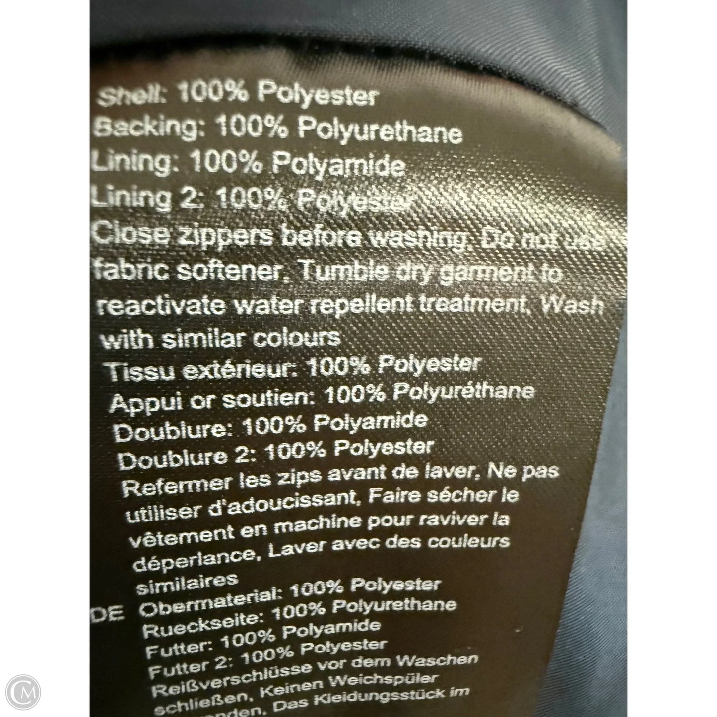 Coat Raincoat By Helly Hansen In Blue, Size: Xl