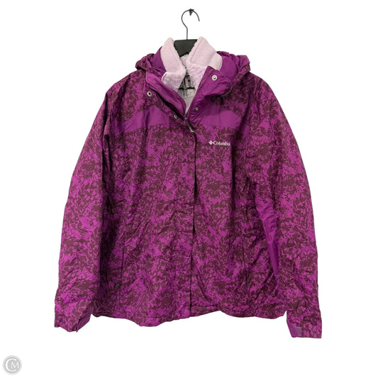 Coat Other By Columbia In Purple, Size: 2x