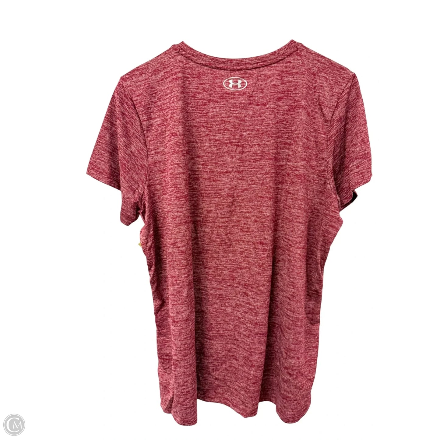 Athletic Top Short Sleeve By Under Armour In Red, Size: Xxl