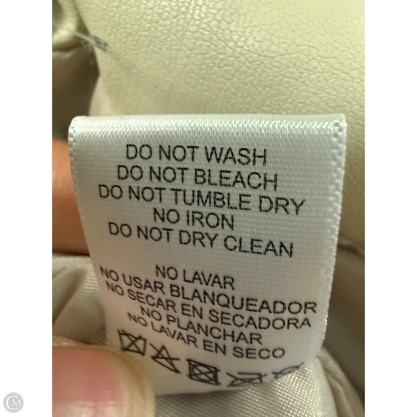 Vest Puffer & Quilted By Love Tree In Cream, Size: S