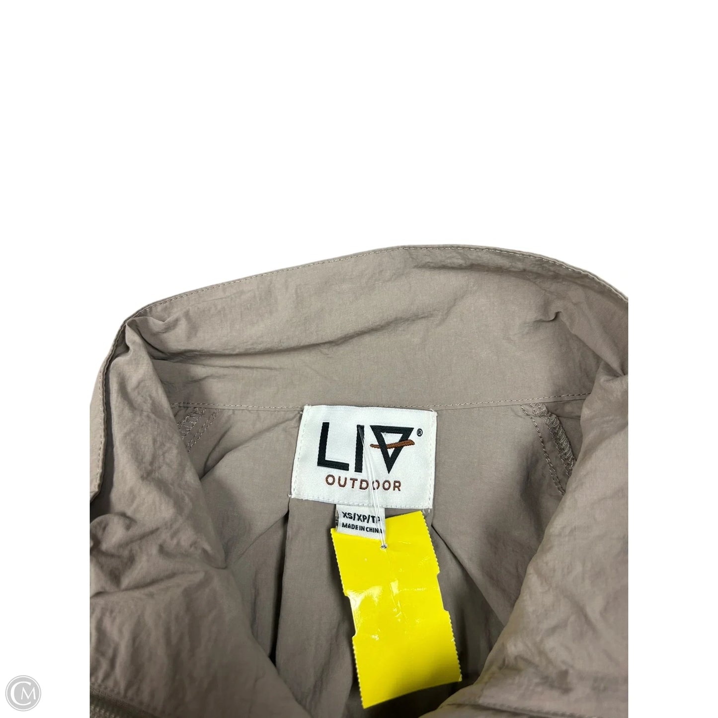 Jacket Windbreaker By Cmc In Brown, Size: Xs