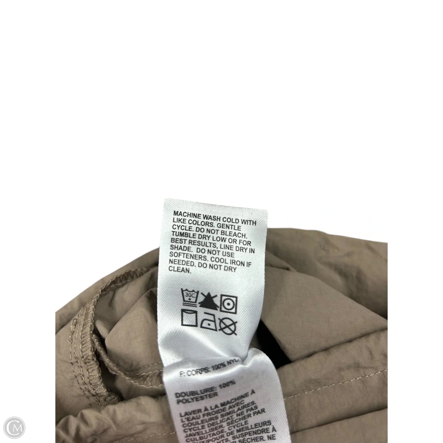 Jacket Windbreaker By Cmc In Brown, Size: Xs