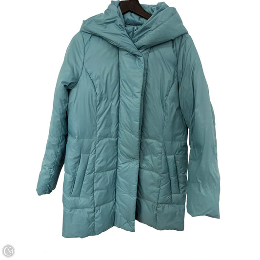 Coat Puffer & Quilted By J. Jill In Blue, Size: M