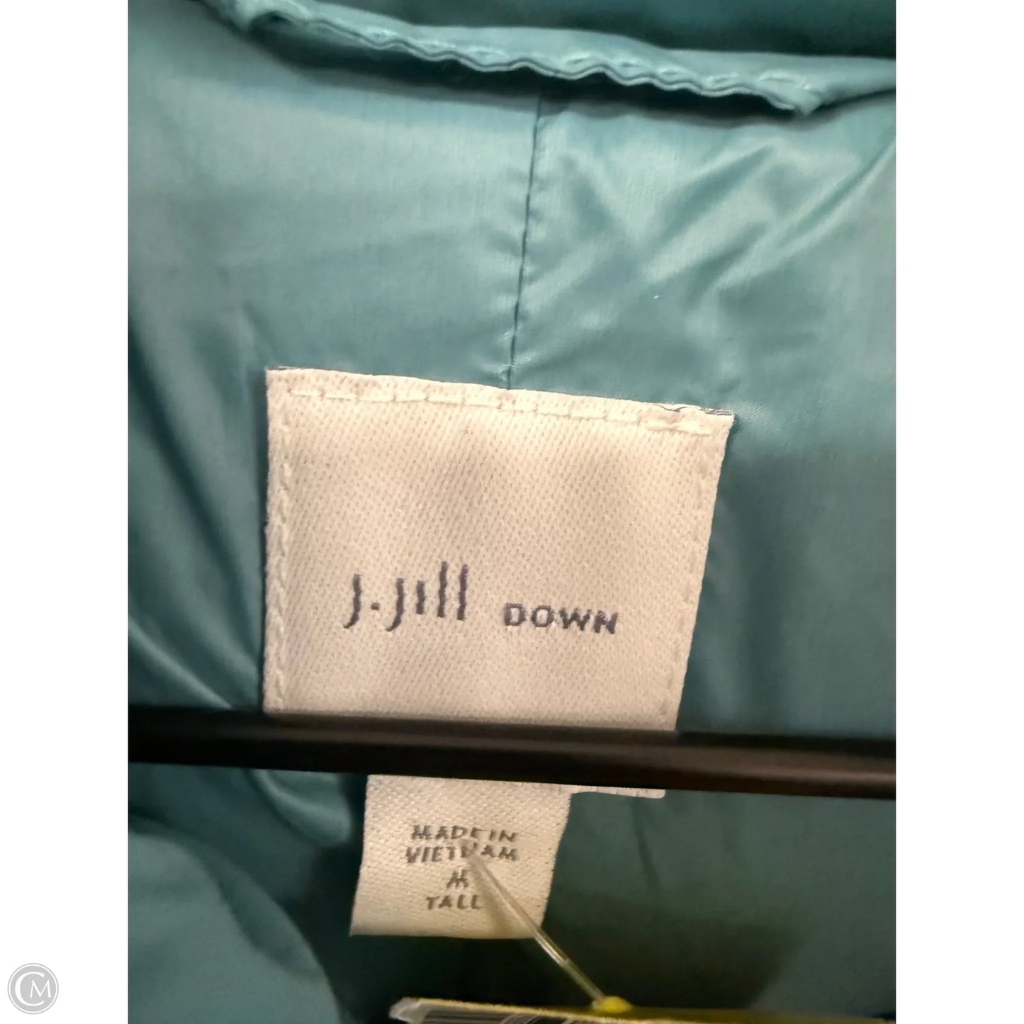 Coat Puffer & Quilted By J. Jill In Blue, Size: M