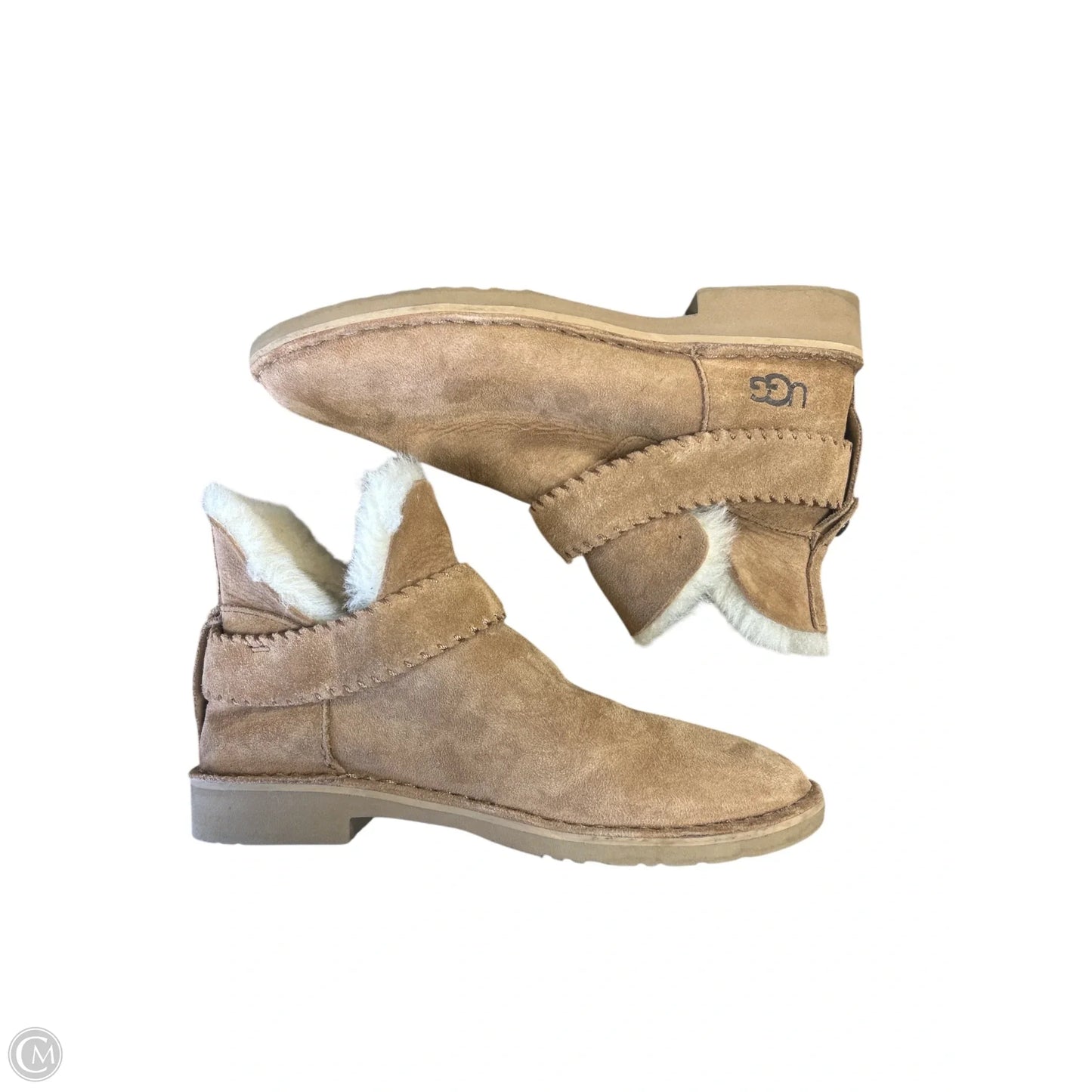 Boots Designer By Ugg In Tan, Size: 8