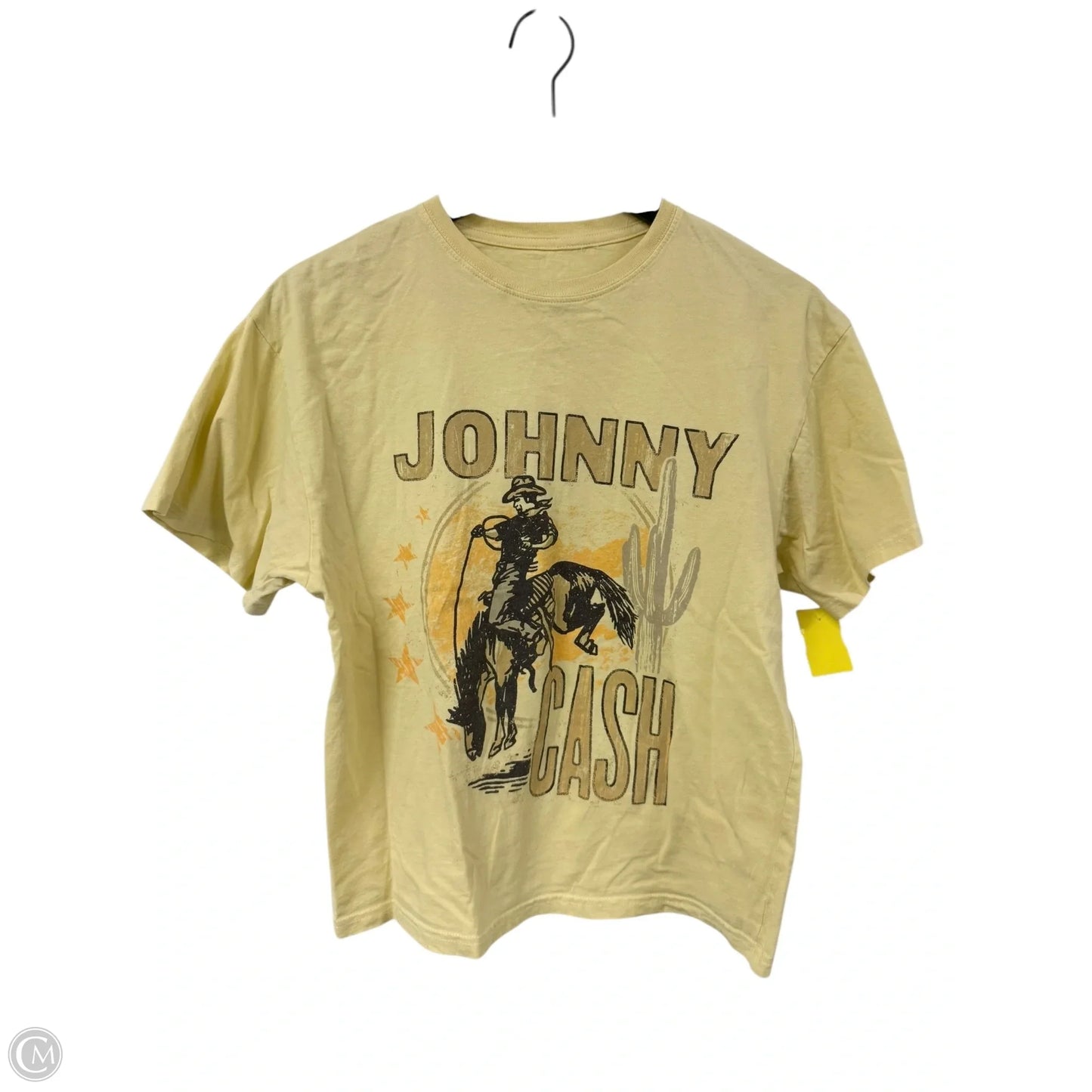 Top Short Sleeve By Cmc In Yellow, Size: Xs