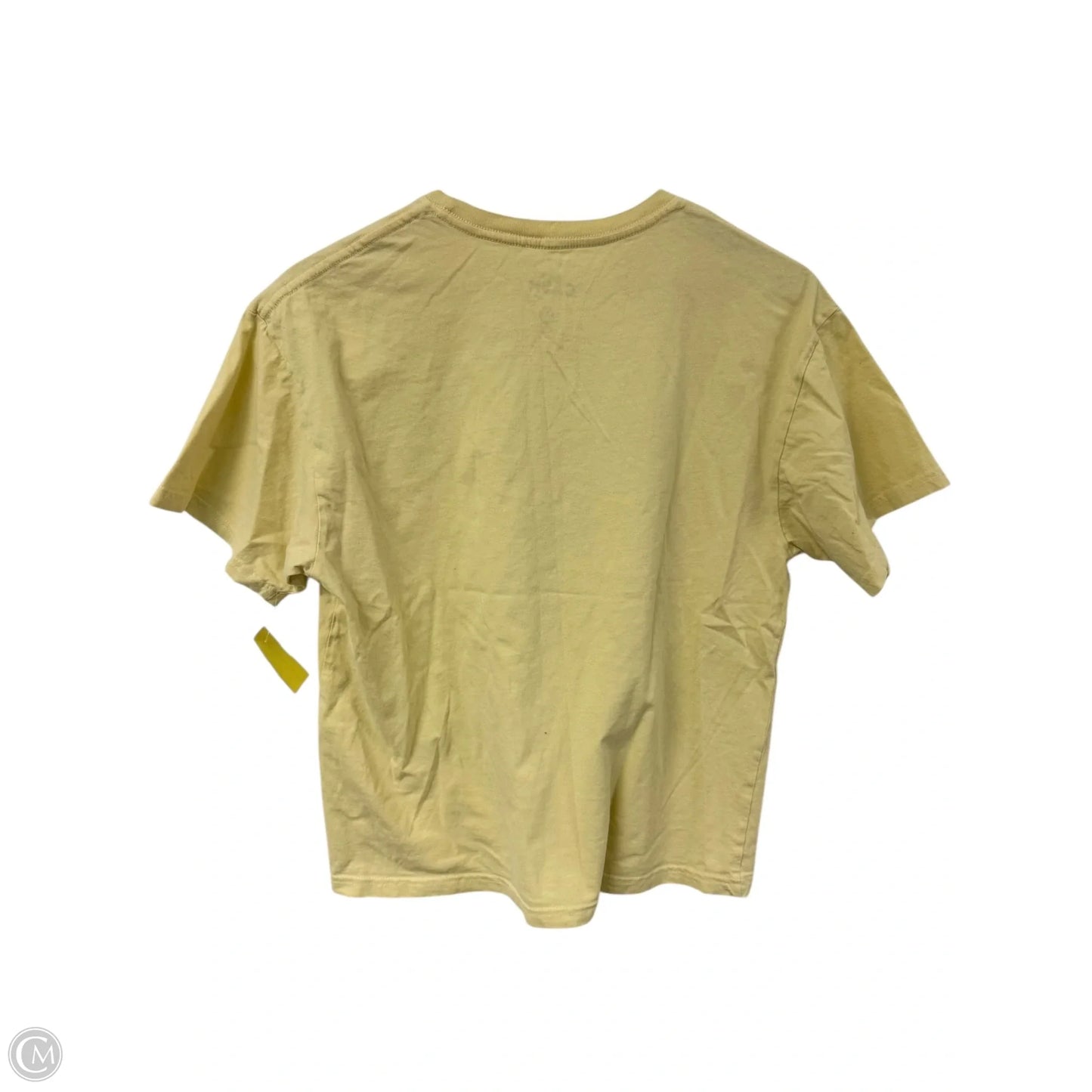 Top Short Sleeve By Cmc In Yellow, Size: Xs