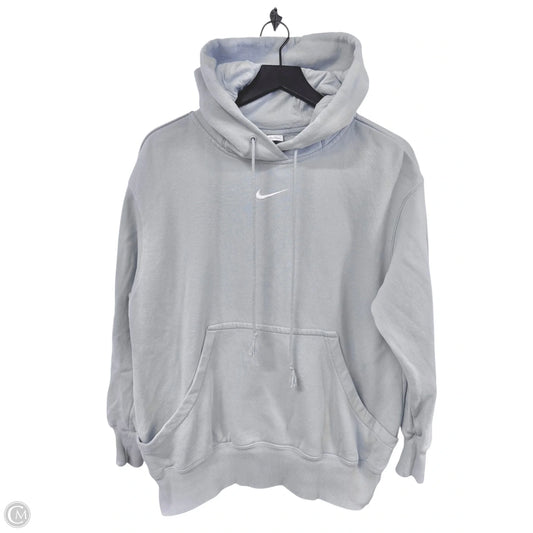 Athletic Sweatshirt Hoodie By Nike In Blue, Size: Xs
