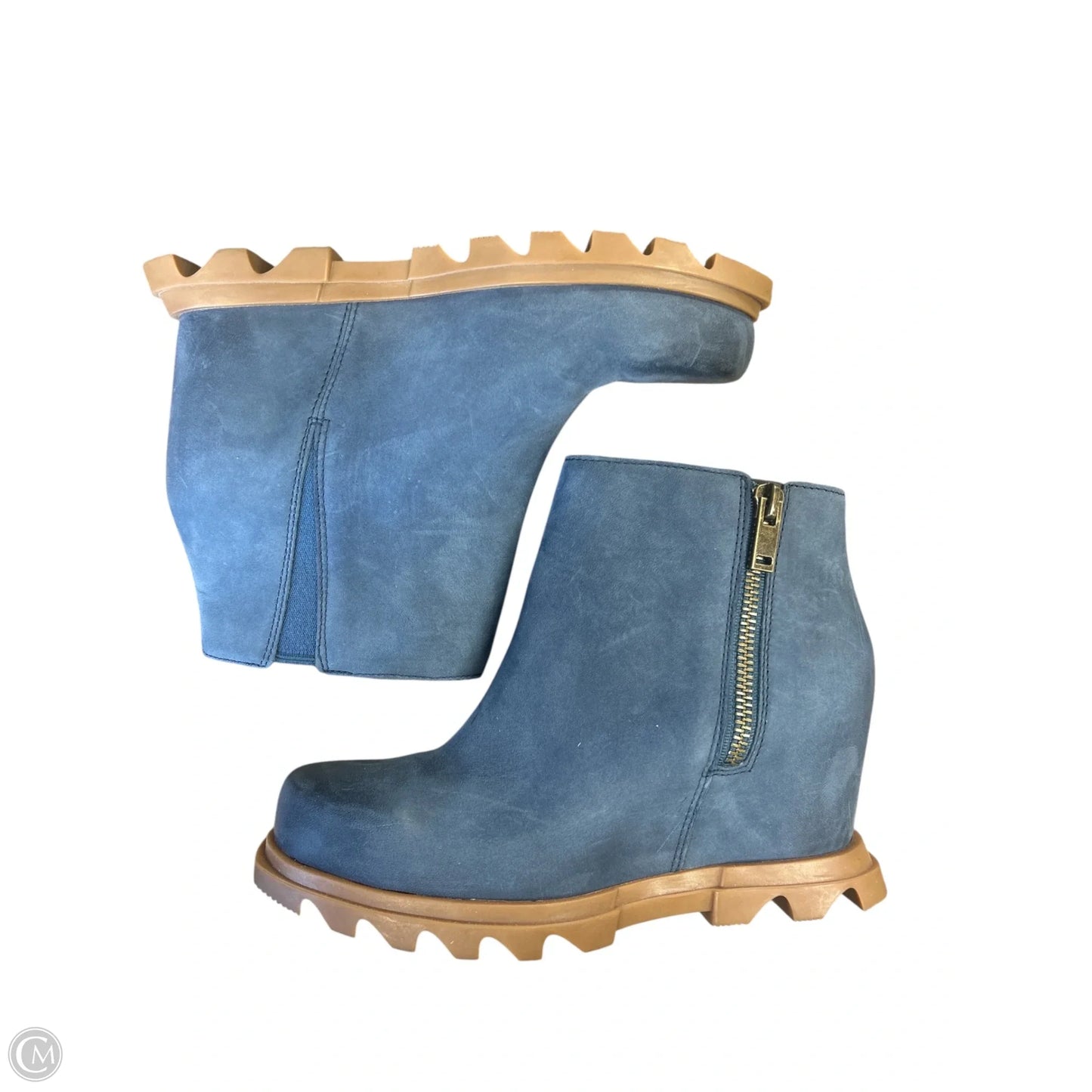 Boots Ankle Heels By Sorel In Blue, Size: 7