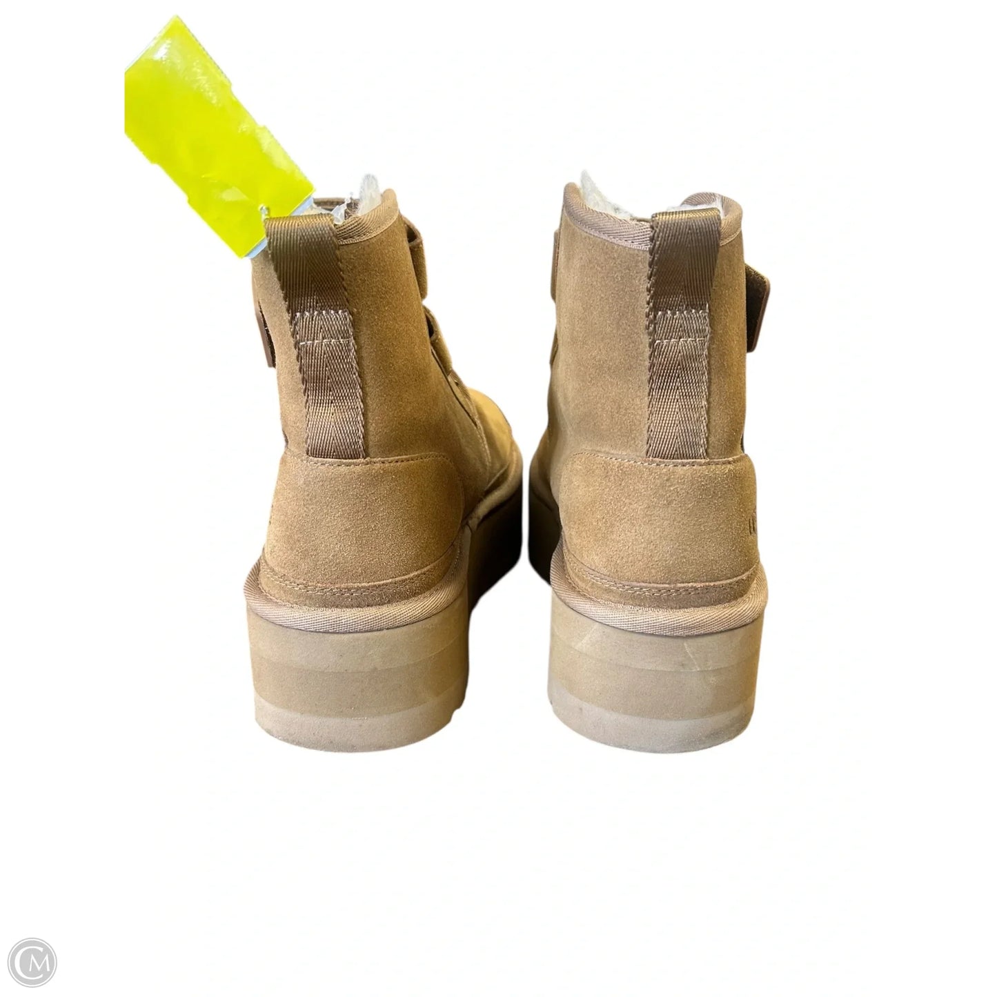 Boots Designer By Ugg In Brown, Size: 9