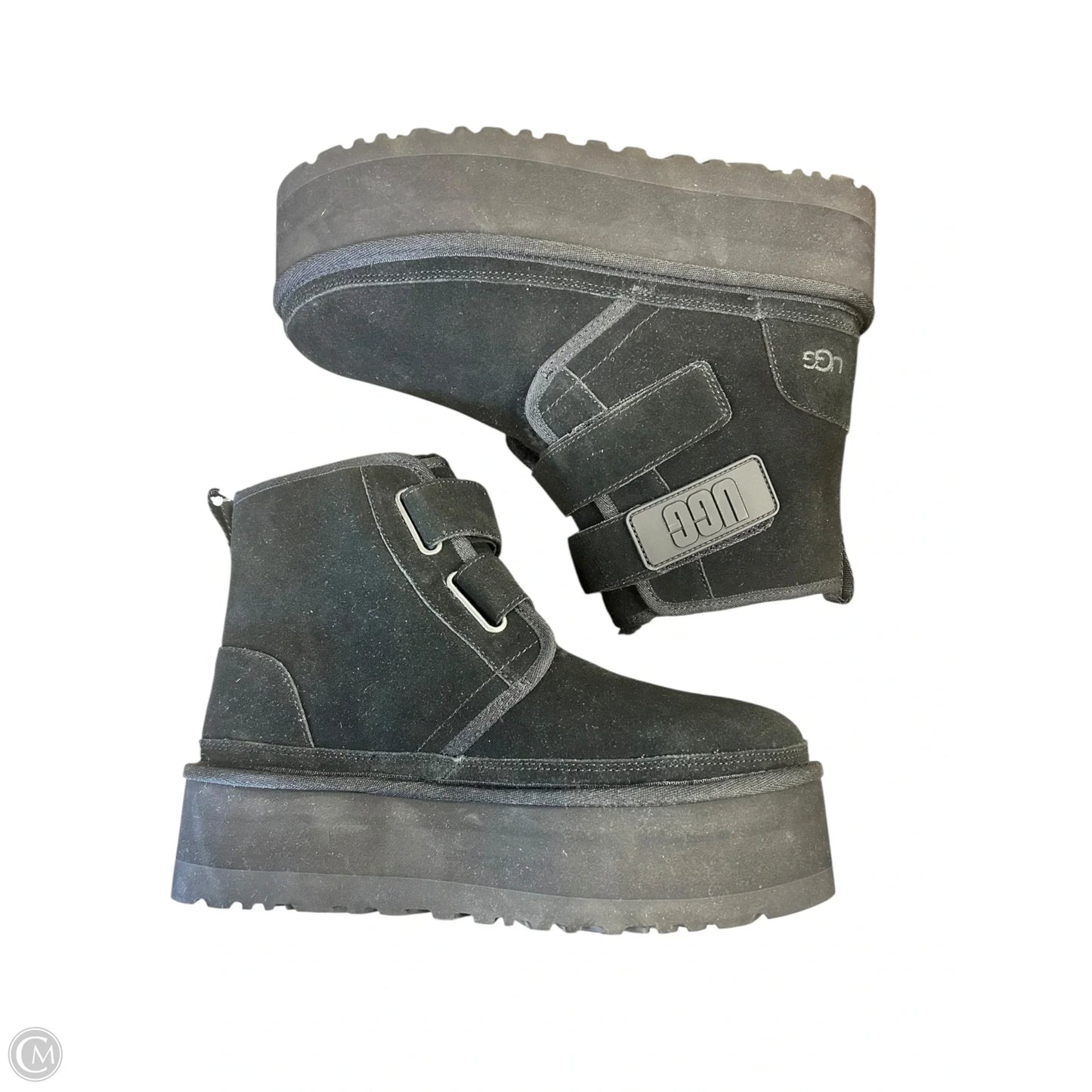 Boots Designer By Ugg In Black, Size: 9