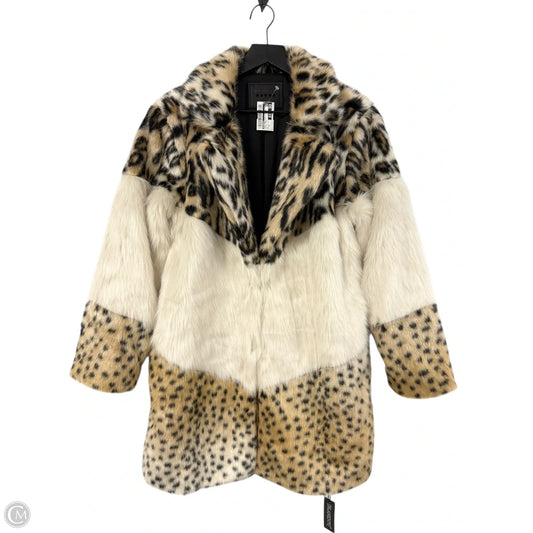 Coat Faux Fur & Sherpa By Blanknyc In Animal Print, Size: M