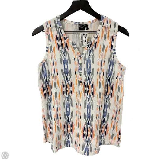 Top Sleeveless By Clothes Mentor In Multi-colored, Size: L