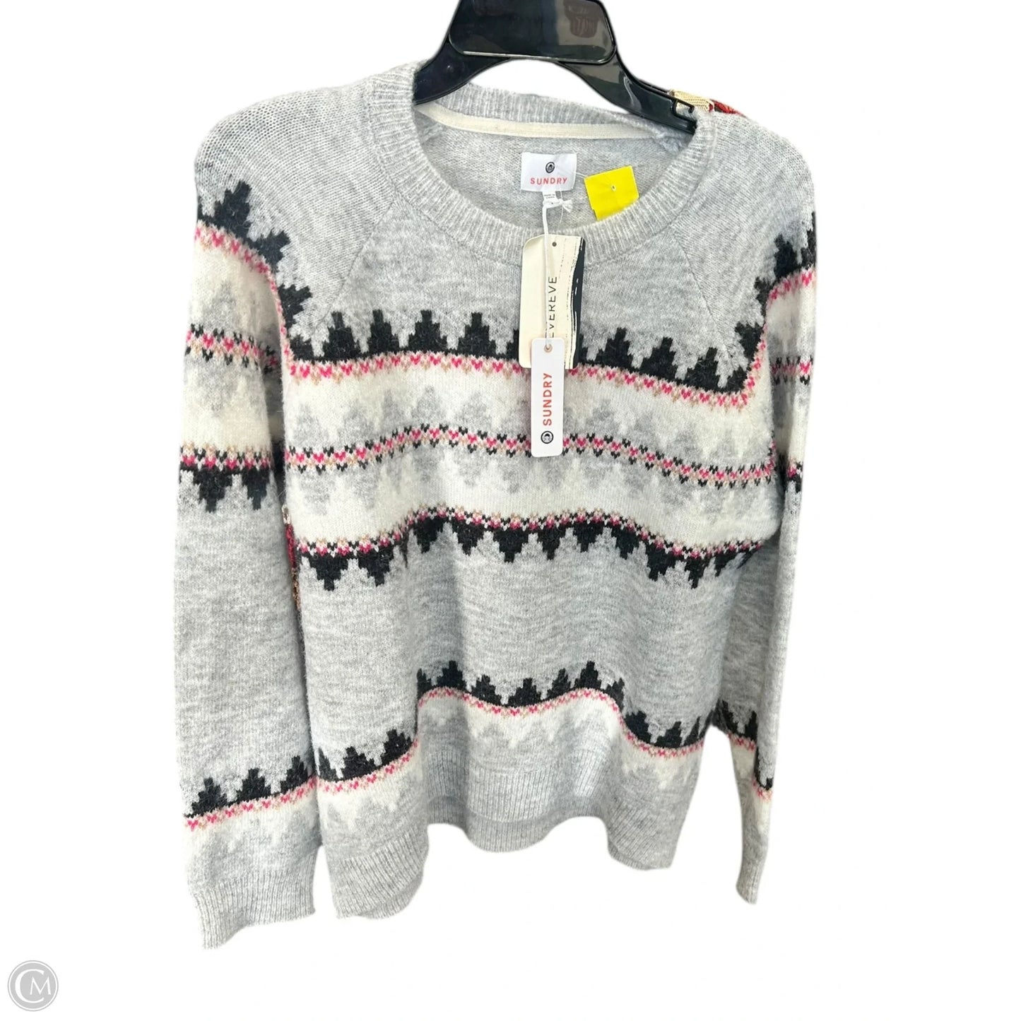 Sweater By Sundry In Grey, Size: S
