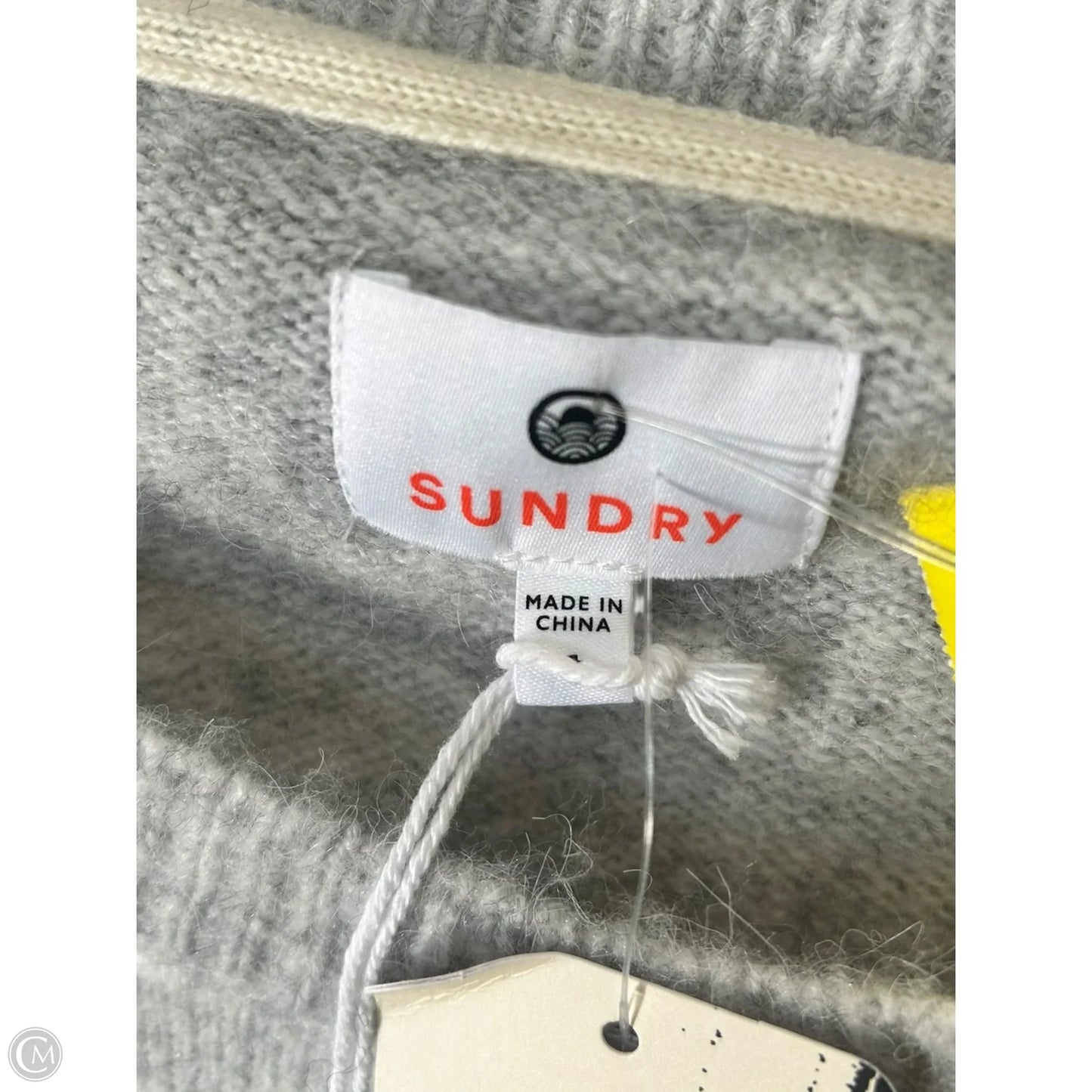 Sweater By Sundry In Grey, Size: S