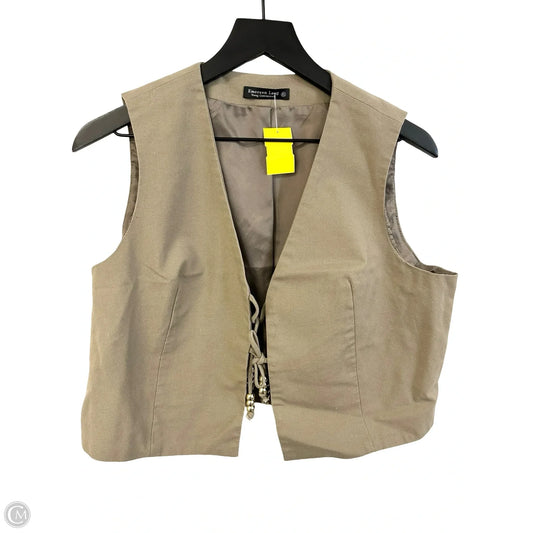 Vest Other By Clothes Mentor In Brown, Size: Xl
