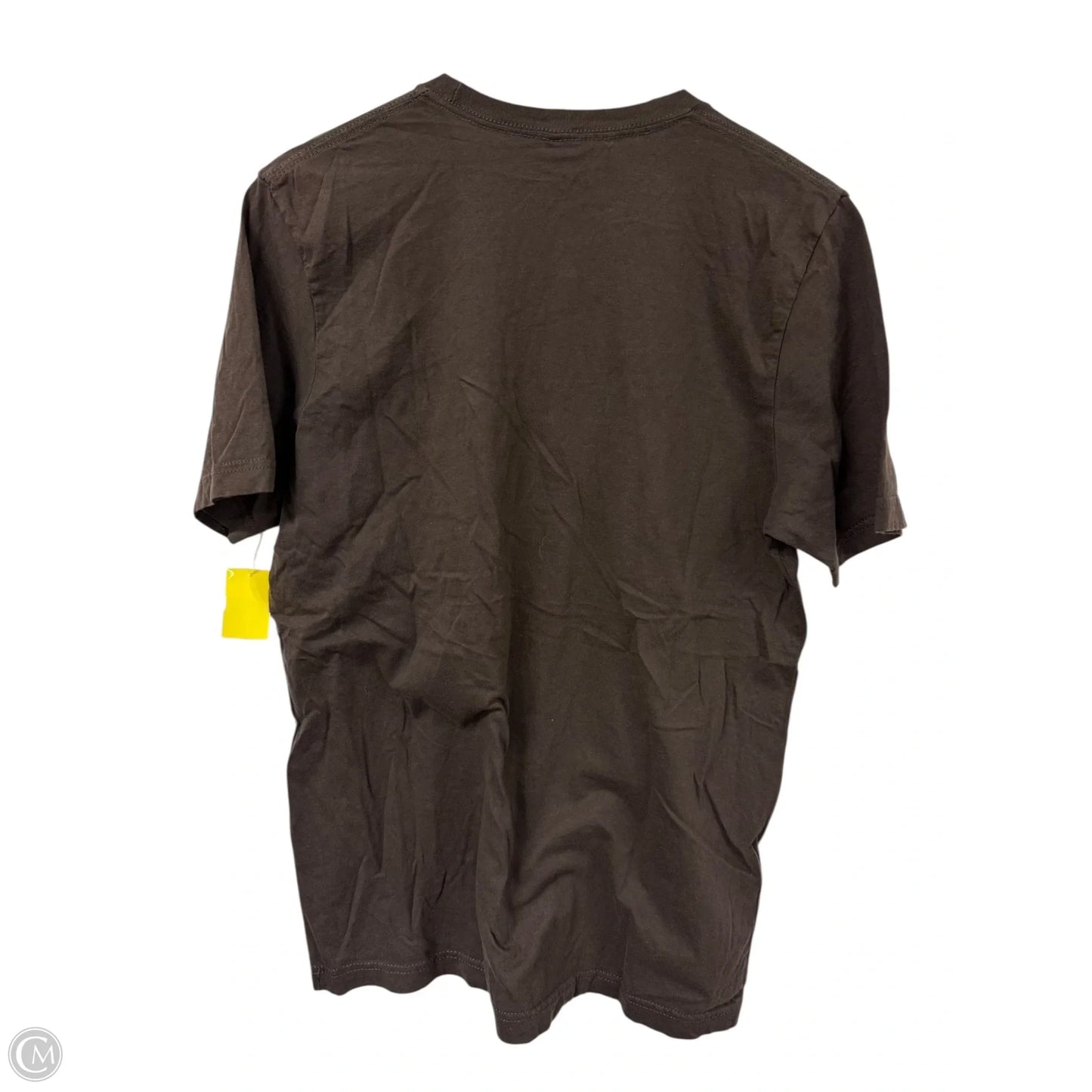 Top Short Sleeve By Bella + Canvas In Brown, Size: L