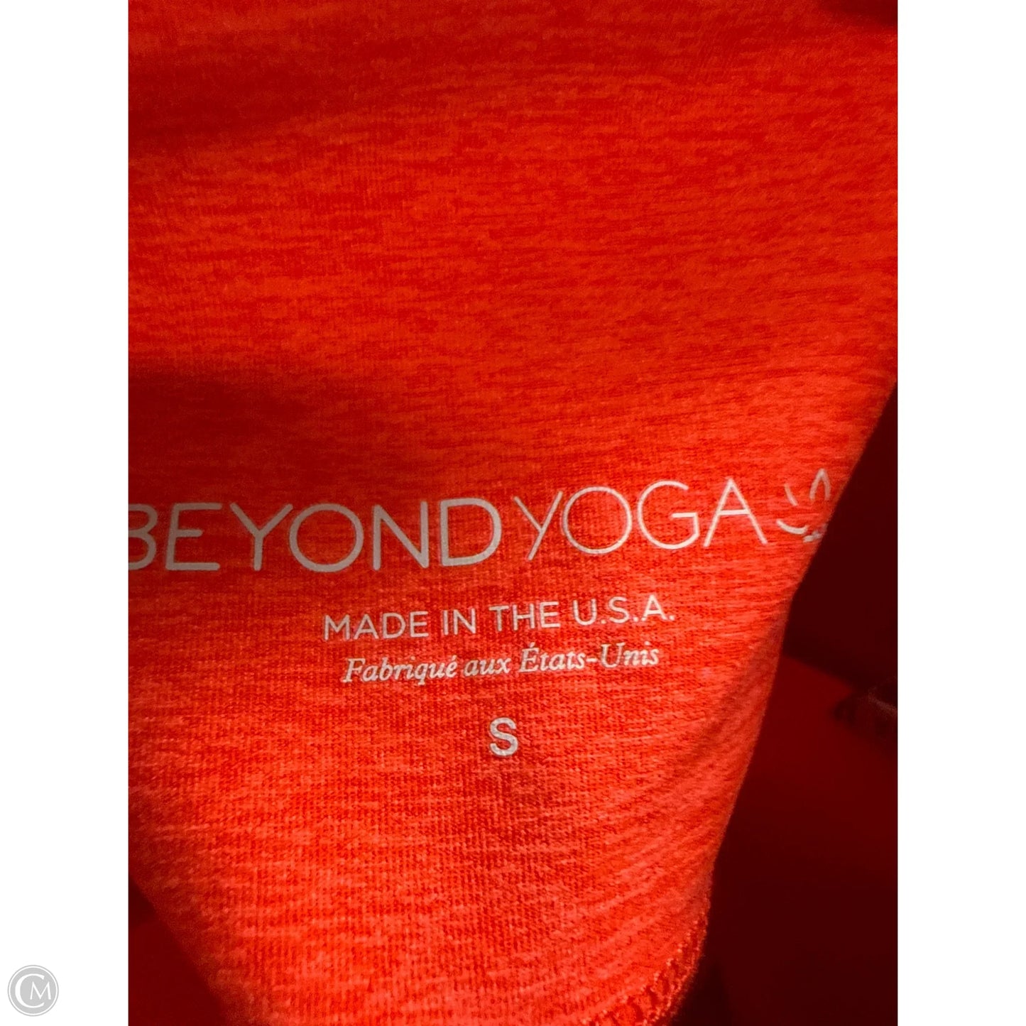 Athletic Leggings By Beyond Yoga In Orange, Size: S