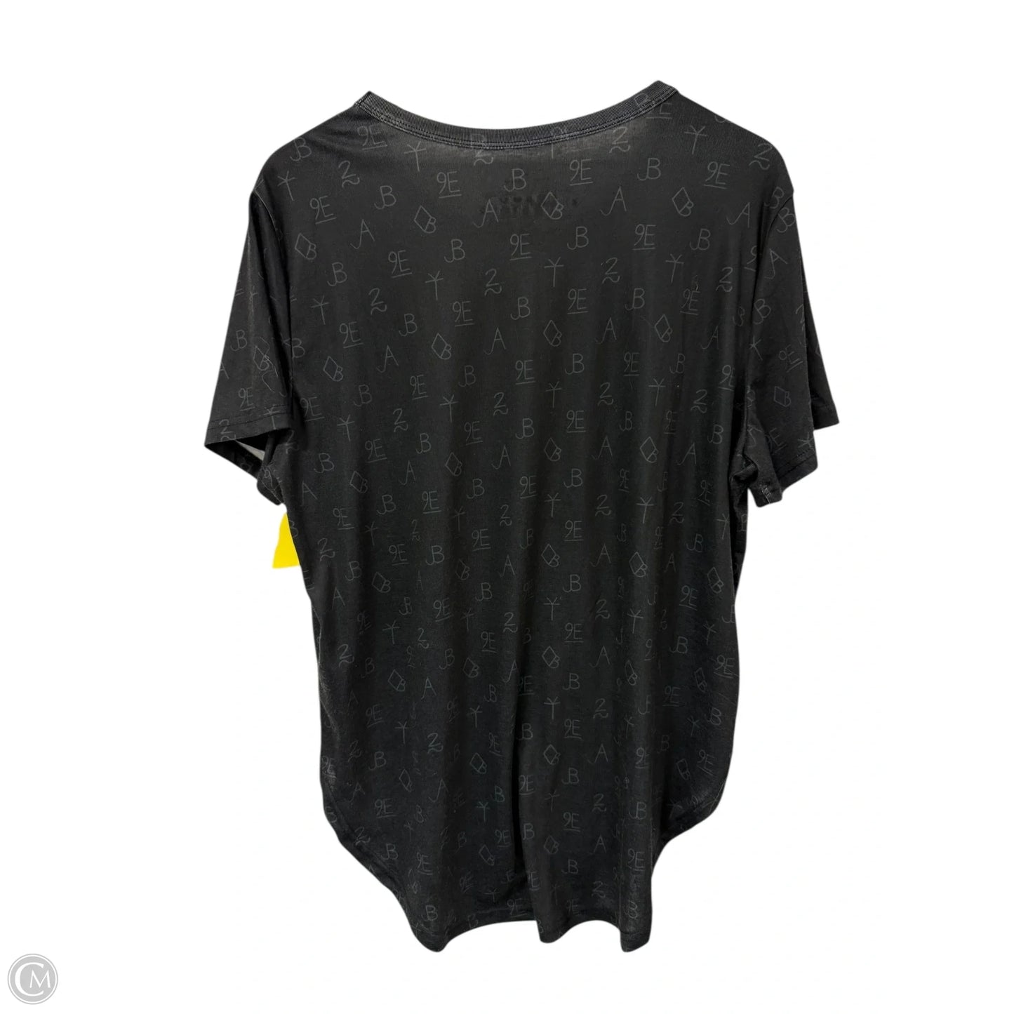 Top Short Sleeve By Crazy Train In Black, Size: L