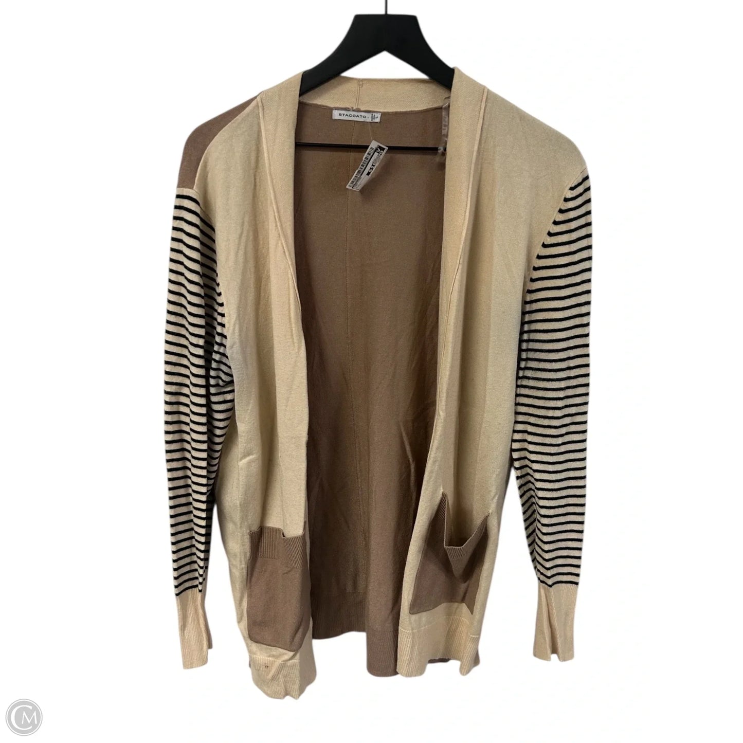 Cardigan By Staccato In Tan, Size: L