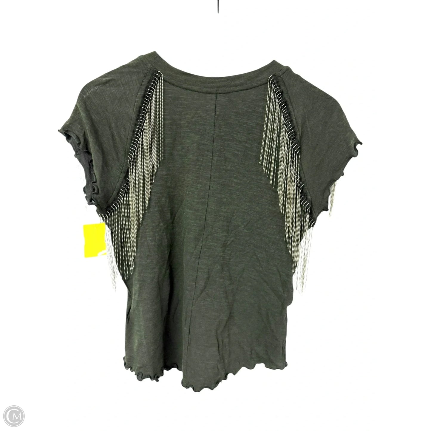 Top Short Sleeve By Free People In Green, Size: M