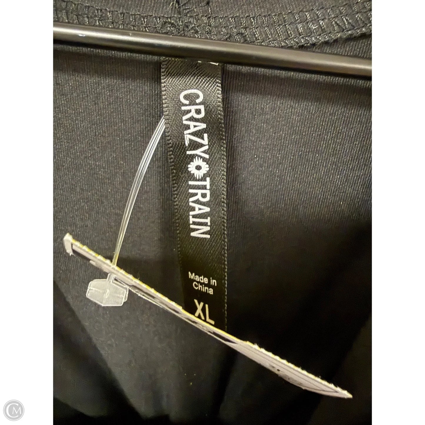 Jacket Shirt By Crazy Train In Black, Size: Xl