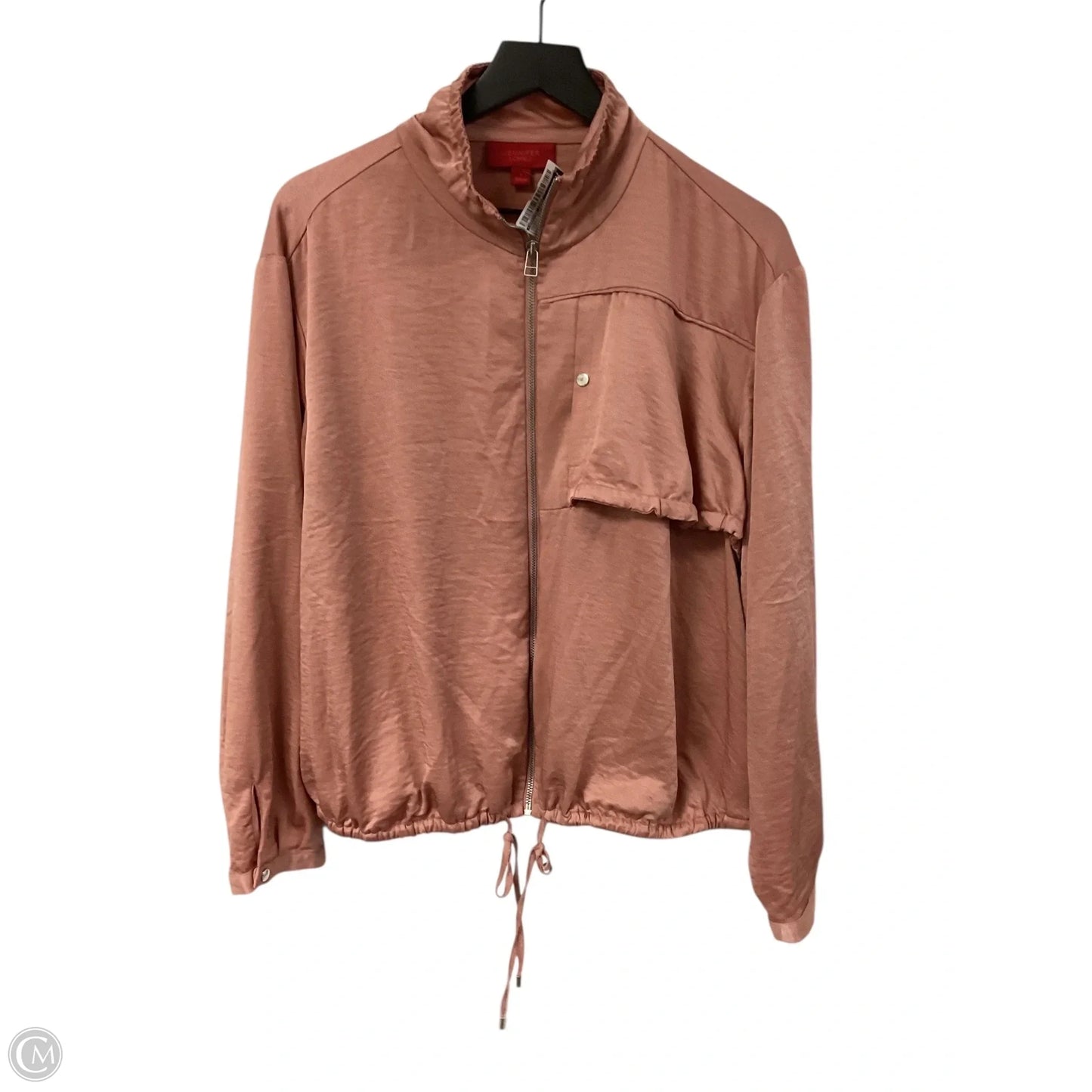 Jacket Shirt By Jennifer Lopez In Pink, Size: L