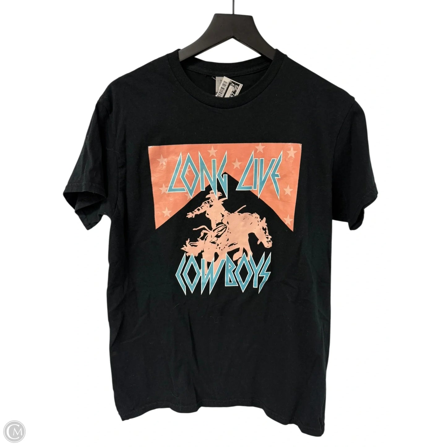 Top Short Sleeve By Gildan In Black, Size: M