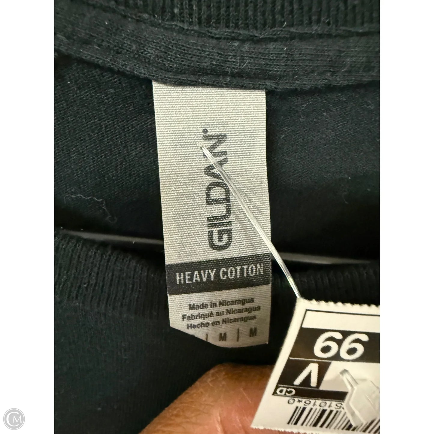 Top Short Sleeve By Gildan In Black, Size: M