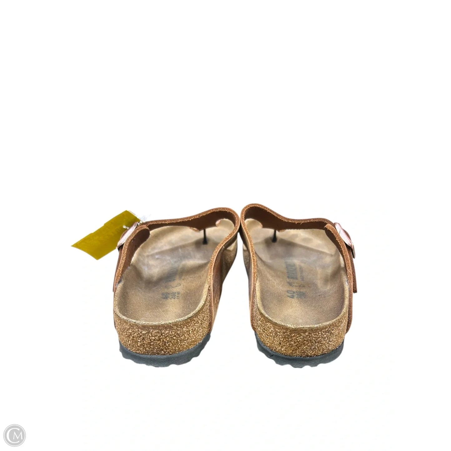 Sandals Flats By Birkenstock In Brown, Size: 9