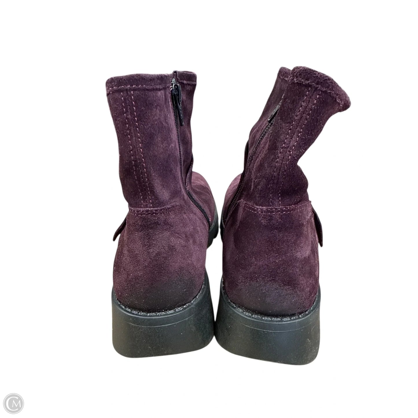 Boots Ankle Flats By Fly London In Purple, Size: 8.5