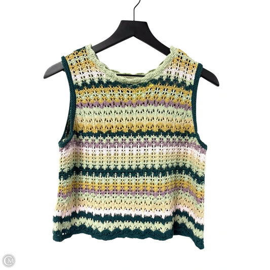 Top Sleeveless By Universal Thread In Multi-colored, Size: L