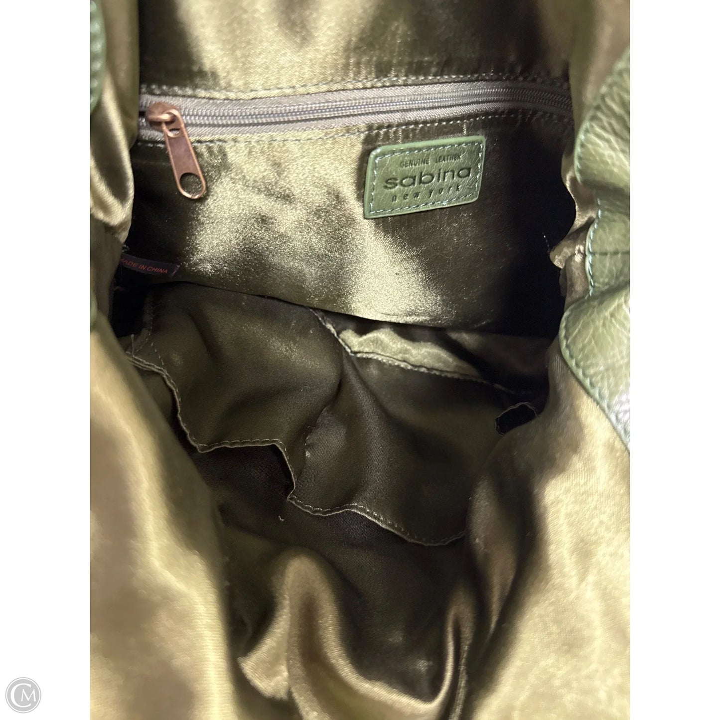 Crossbody Leather By Cmc, Size: Large